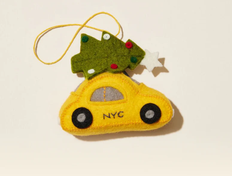 NYC Taxi Holiday Ornament